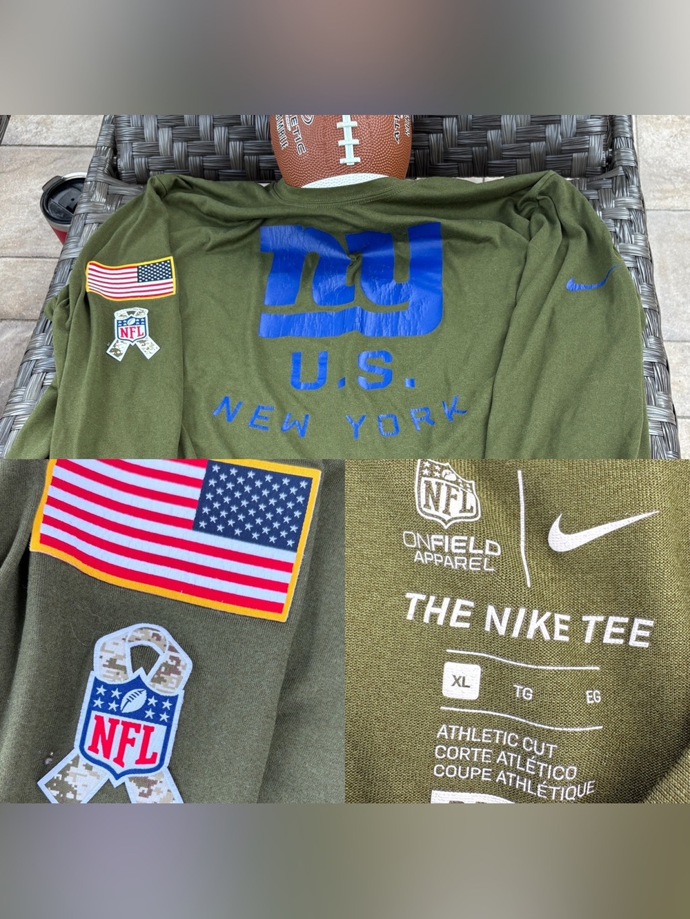 NY Giants Salute to Service Tee